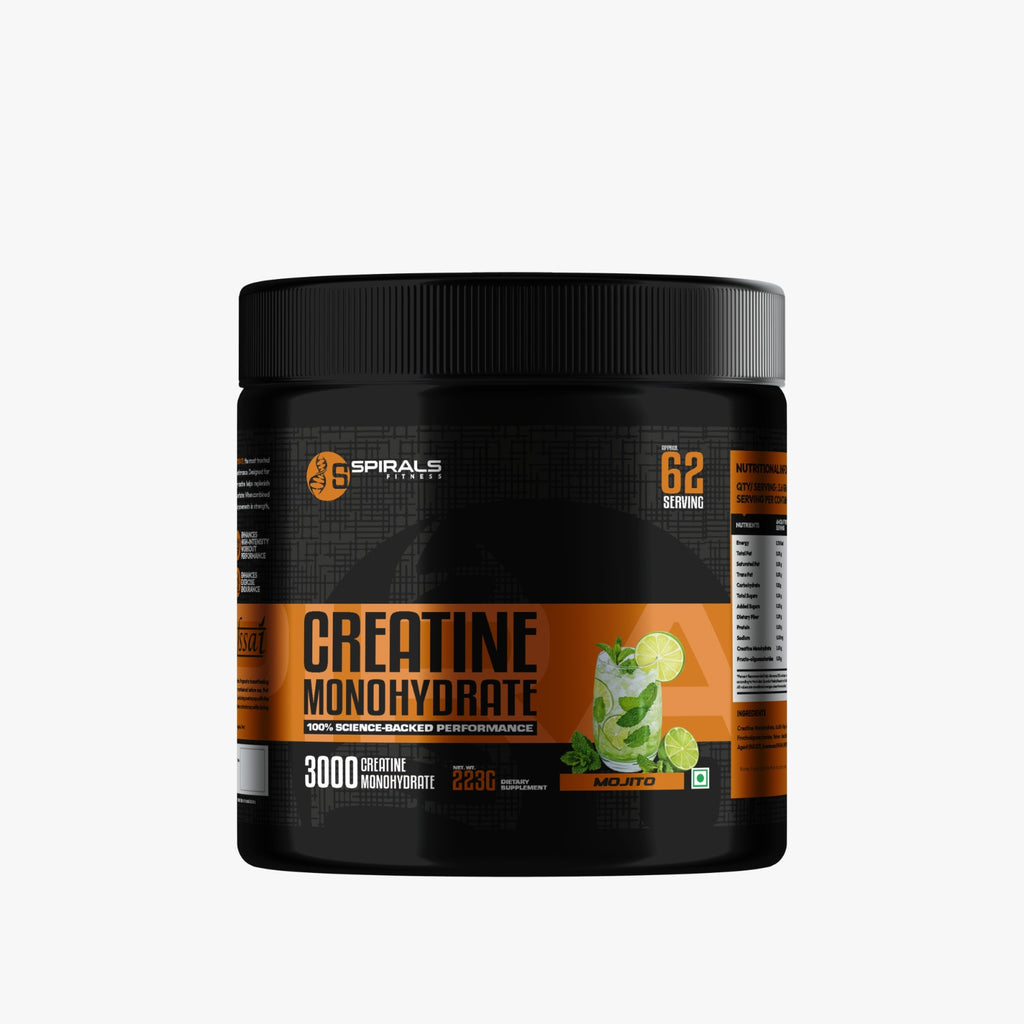 Spirals Fitness Creatine Monohydrate – Mojito 100g