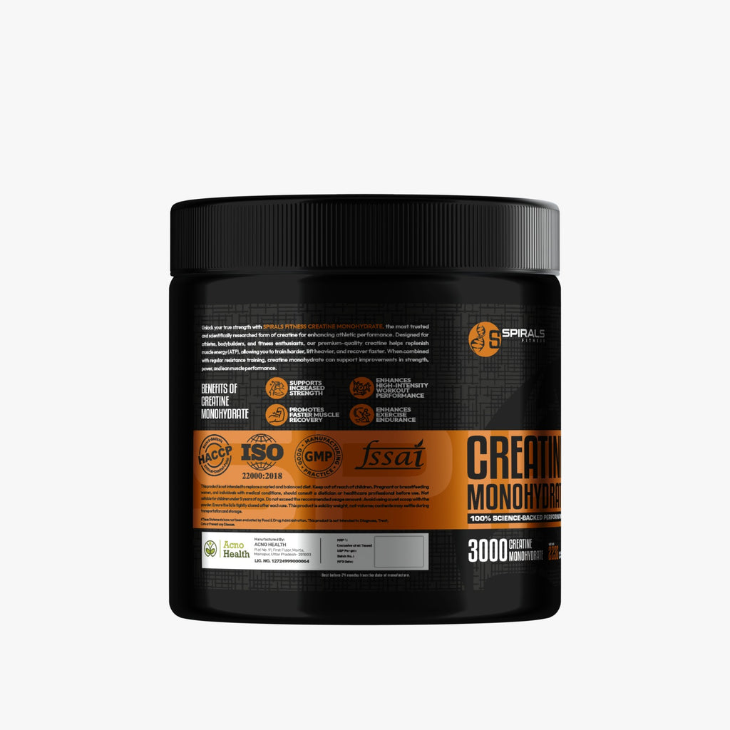 Spirals Fitness Creatine Monohydrate – Mojito 100g